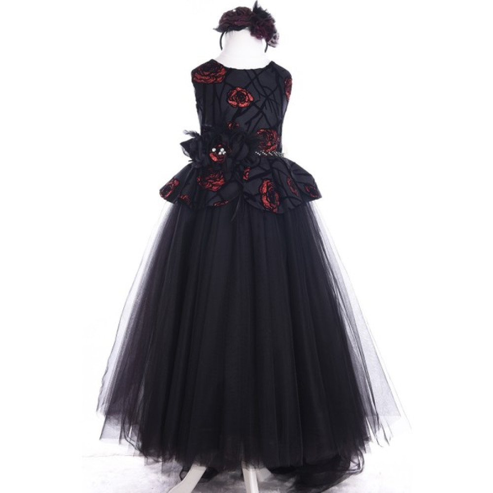 Mialora Couture Kız Çocuk Abiye Elbise Siyah Elbise Fiyatı