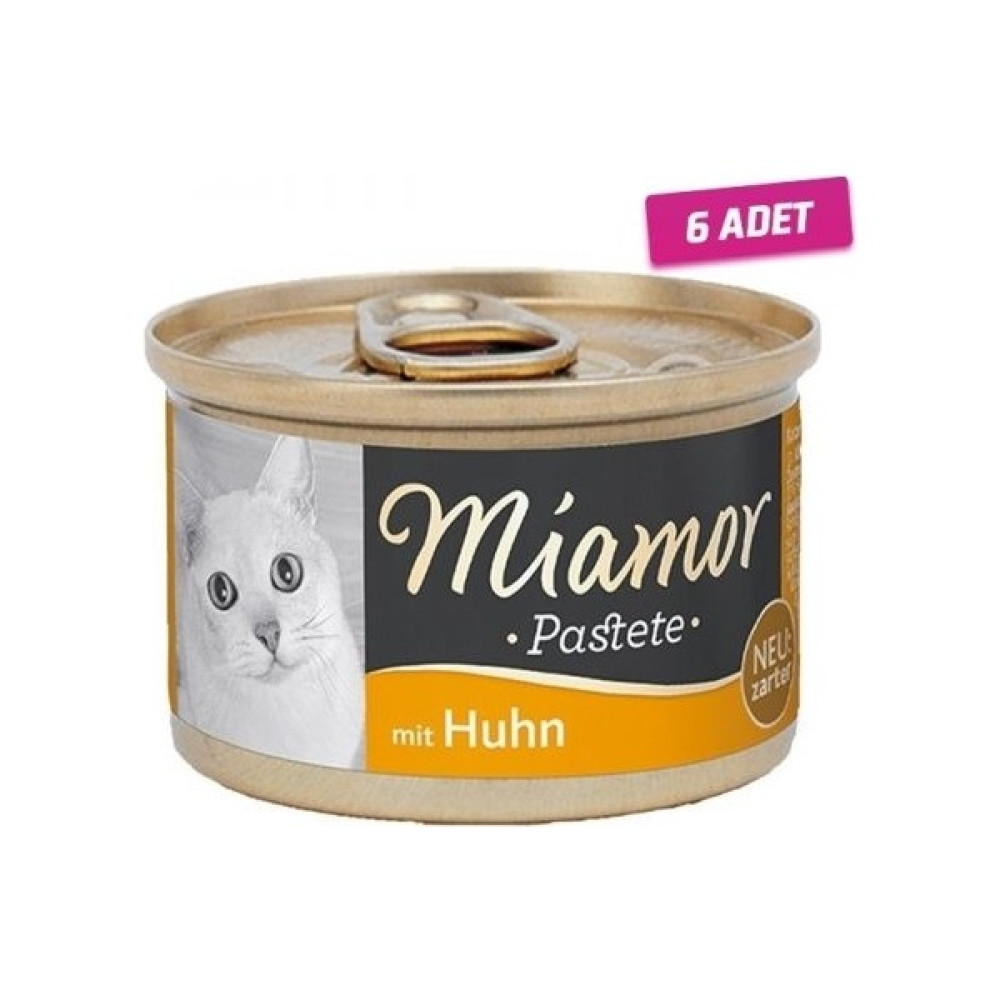 Miamor 6 Adet - Miamor Pastete Tavuklu Tahılsız Kedi Konservesi 85 gr Evcil Hayvan Ürünleri Fiyatı