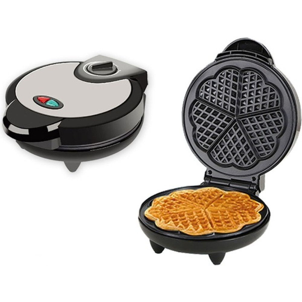 Miaoshan Üçgen Waffle Makinesi Kalp Şeklinde Erik Çiçeği Waffle Makinesi Aşk Kahvaltı Makinesi (Yurt Dışından) - Gri Waffle Makinesi Fiyatı