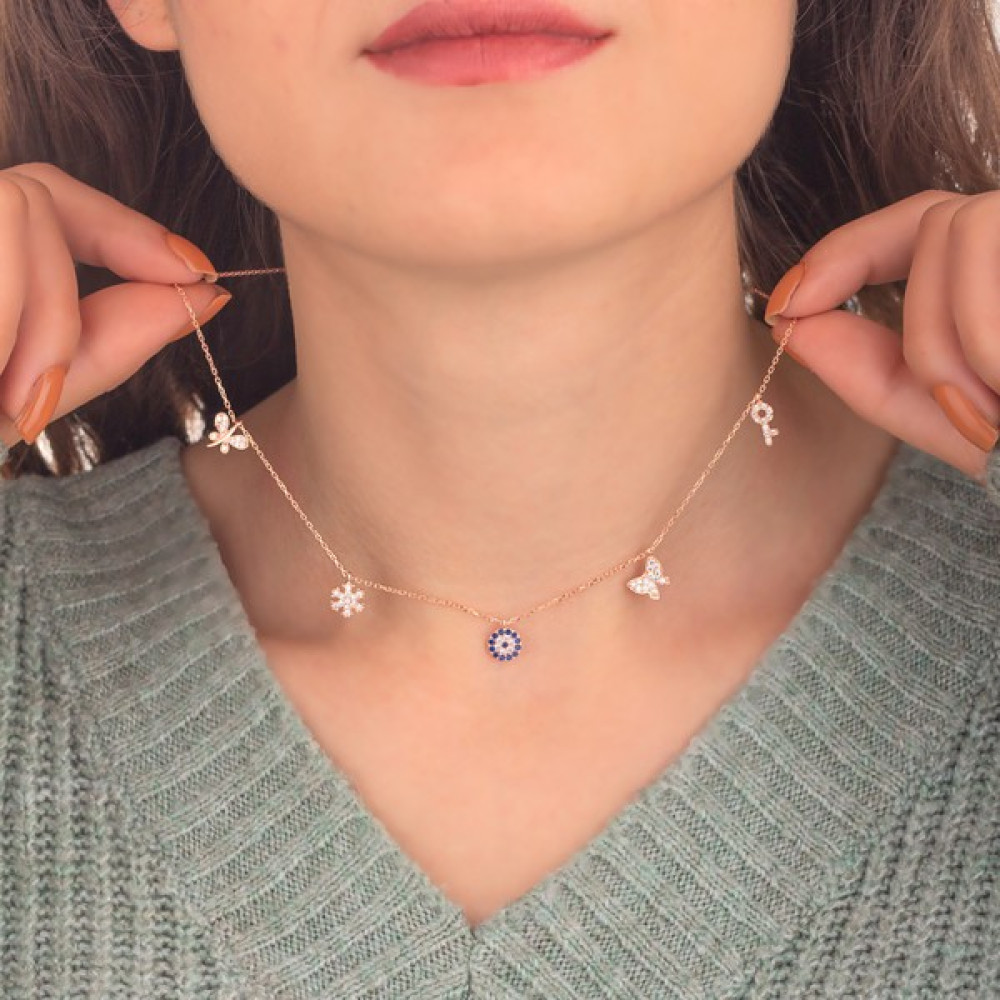 Miavi Silver 925 Ayar Gümüş Şans Kolyesi Gümüş Kolye Fiyatı