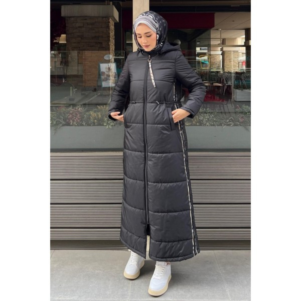Micca 232548-23K Yanları Düğme Detaylı Şişme Mont Bayan Mont Fiyatı