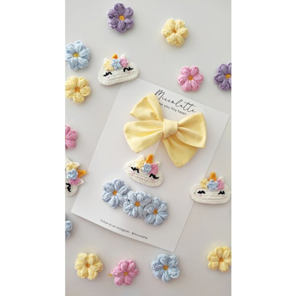 Miccolatte Unicorn Bebek ve Çocuk Çıtçıtlı Toka Seti Toka, Taç & Saç Bandı Fiyatı