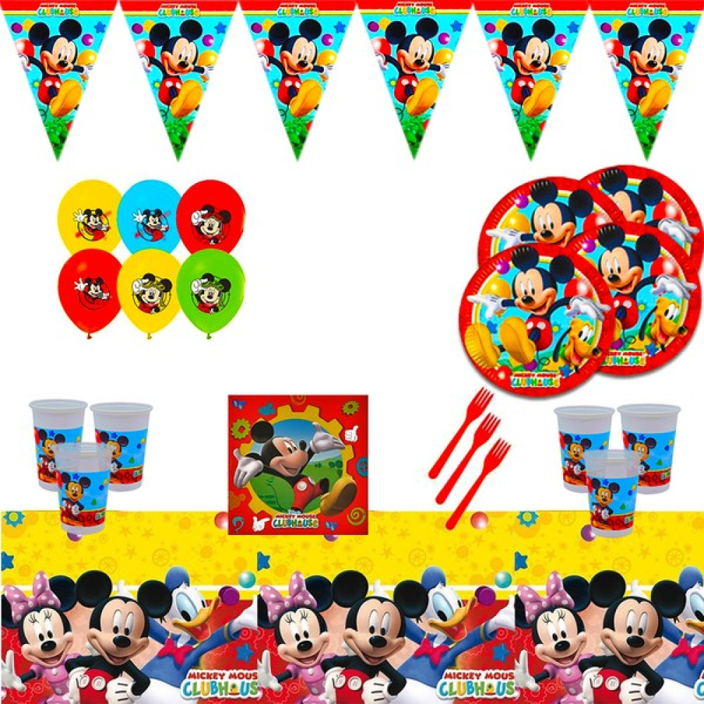 Mickey Mouse 24 Kişilik Doğum Günü Parti Malzemeleri Seti Oyuncak Fiyatı