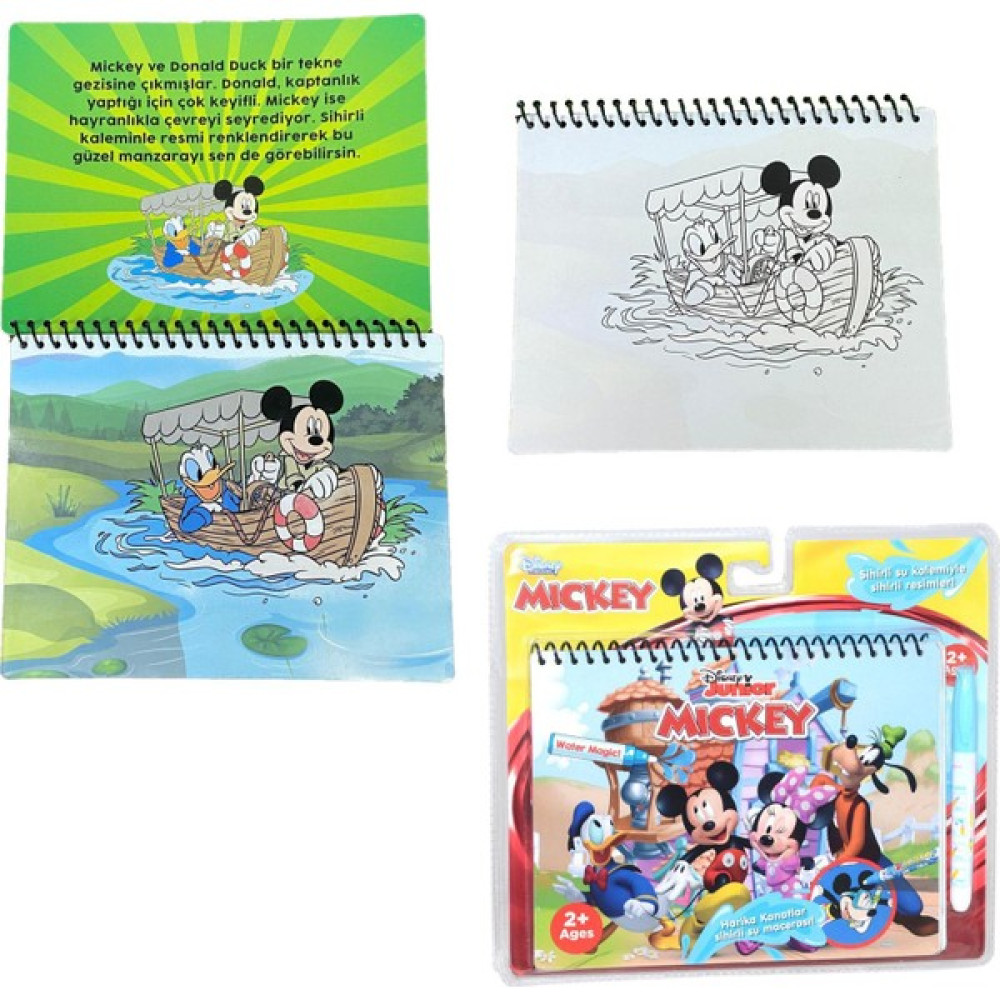 Mickey Mouse Sihirli Boyama Kitabı Lisanslı Water Margic Aktivite & Eğitici Kitaplar Fiyatı