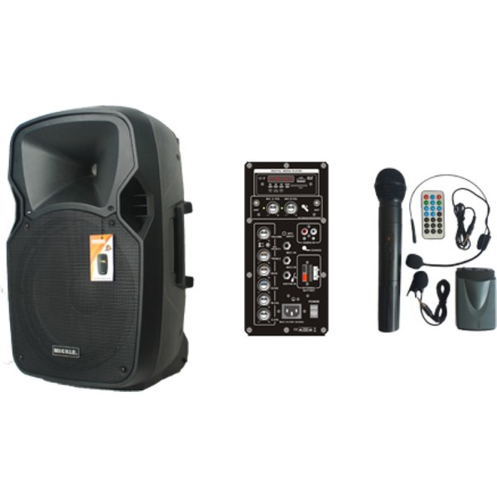 Mickle MP810 8" Portatif Amfili Hoparlör Docking Hoparlör Fiyatı