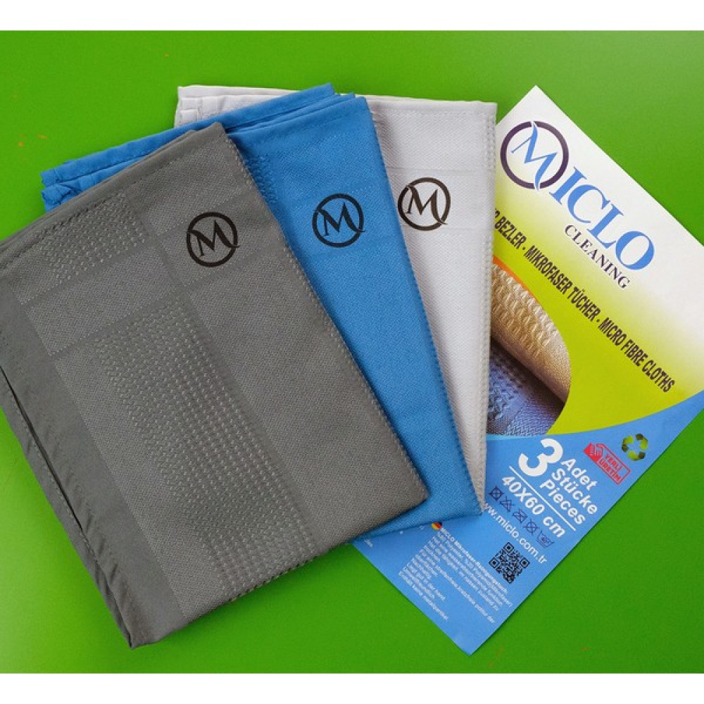 Miclo Cleaning Mikrofiber Bez 3'Lü Set Temizlik Malzemeleri Fiyatı