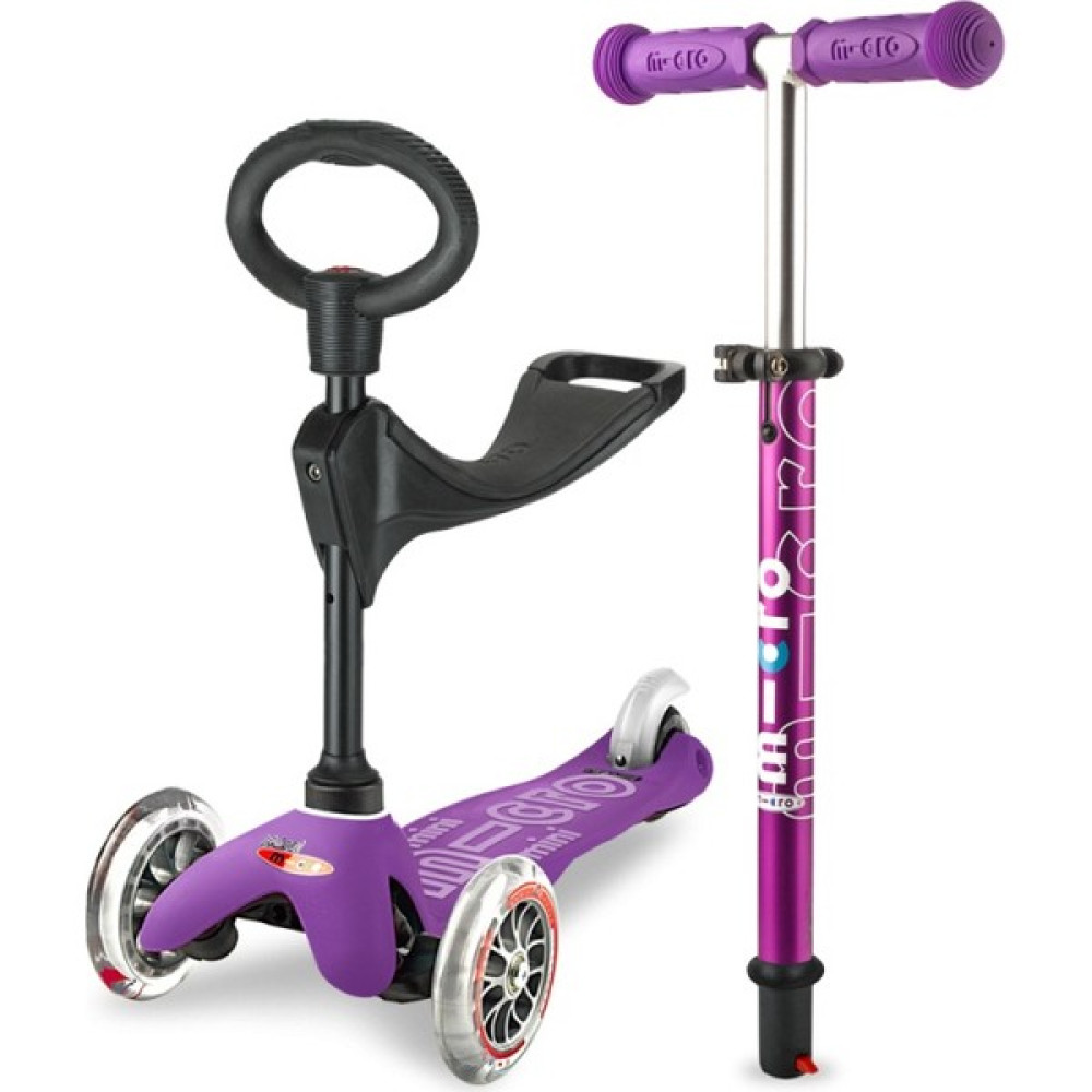 Micro Scooter Mini Deluxe 3 In 1 Mor MMD012 Açık Hava, Deniz ve Spor Oyuncakları Fiyatı