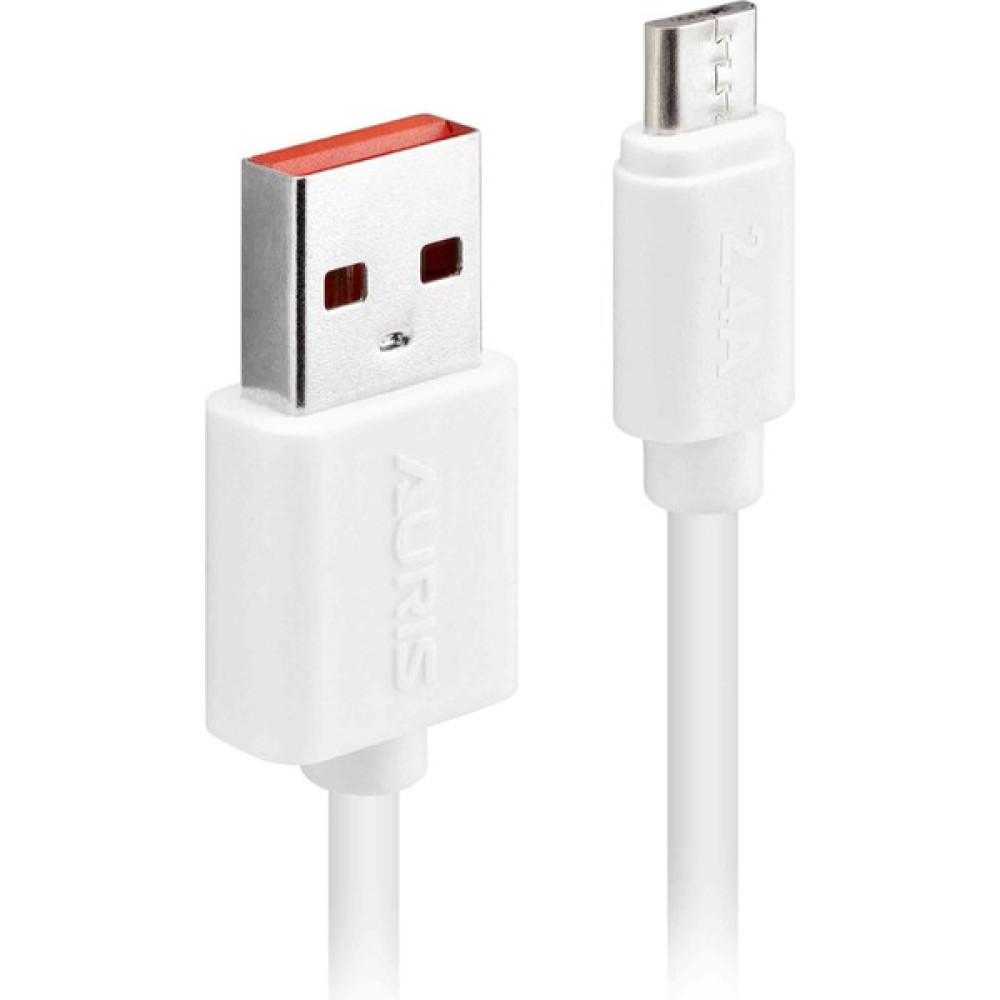 Micro USB 2.2A Şarj ve Data Transfer Kablosu ARS-CB01 - Beyaz Cep Telefonu Kablosu Fiyatı