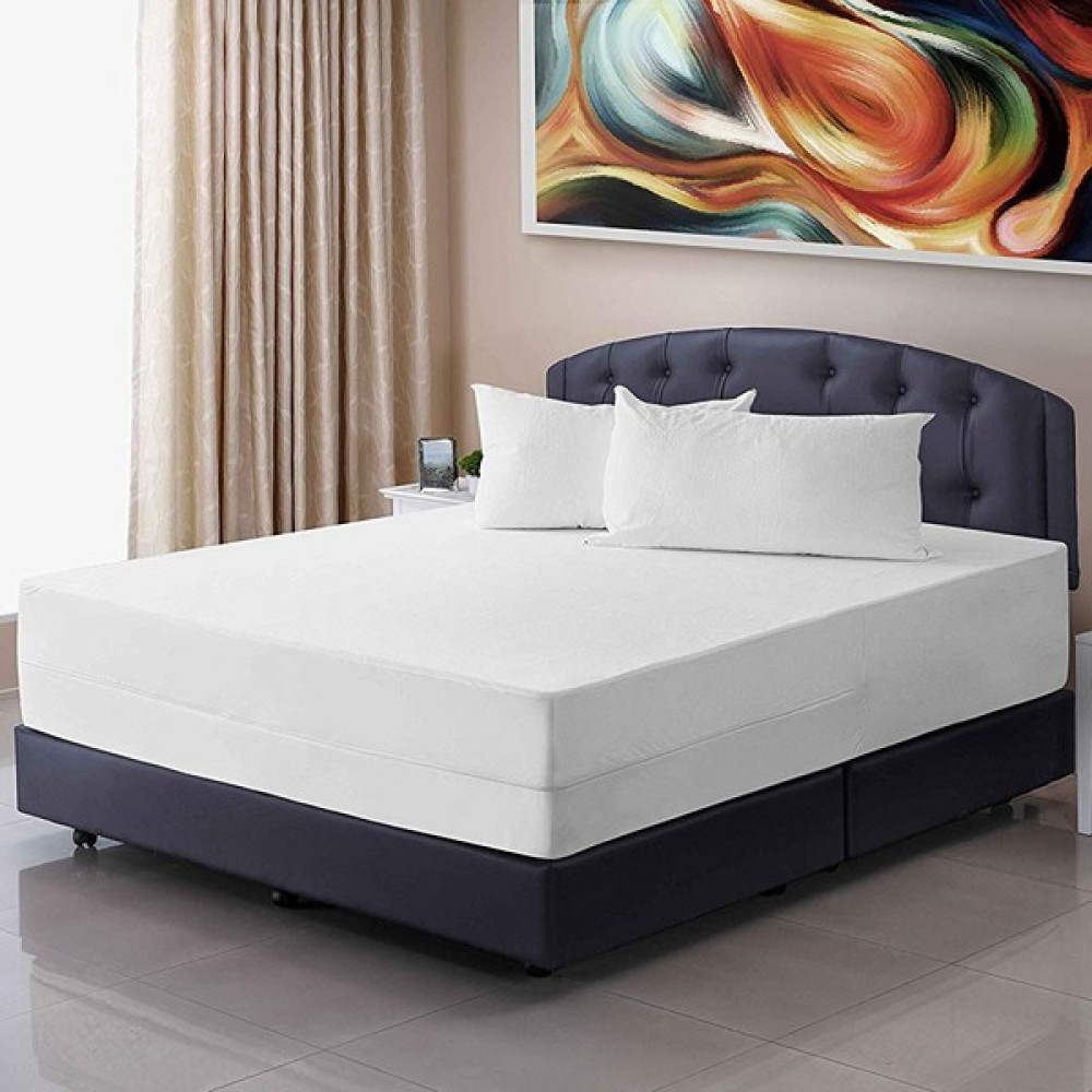 MicroAir Pristine Anti-Allerjik Antimite Yatak Koruyucu Yatak Kılıfı (Özel Ölçü) - Beyaz - 200 x 200 x 30 cm Alez / Yatak Koruyucu Fiyatı
