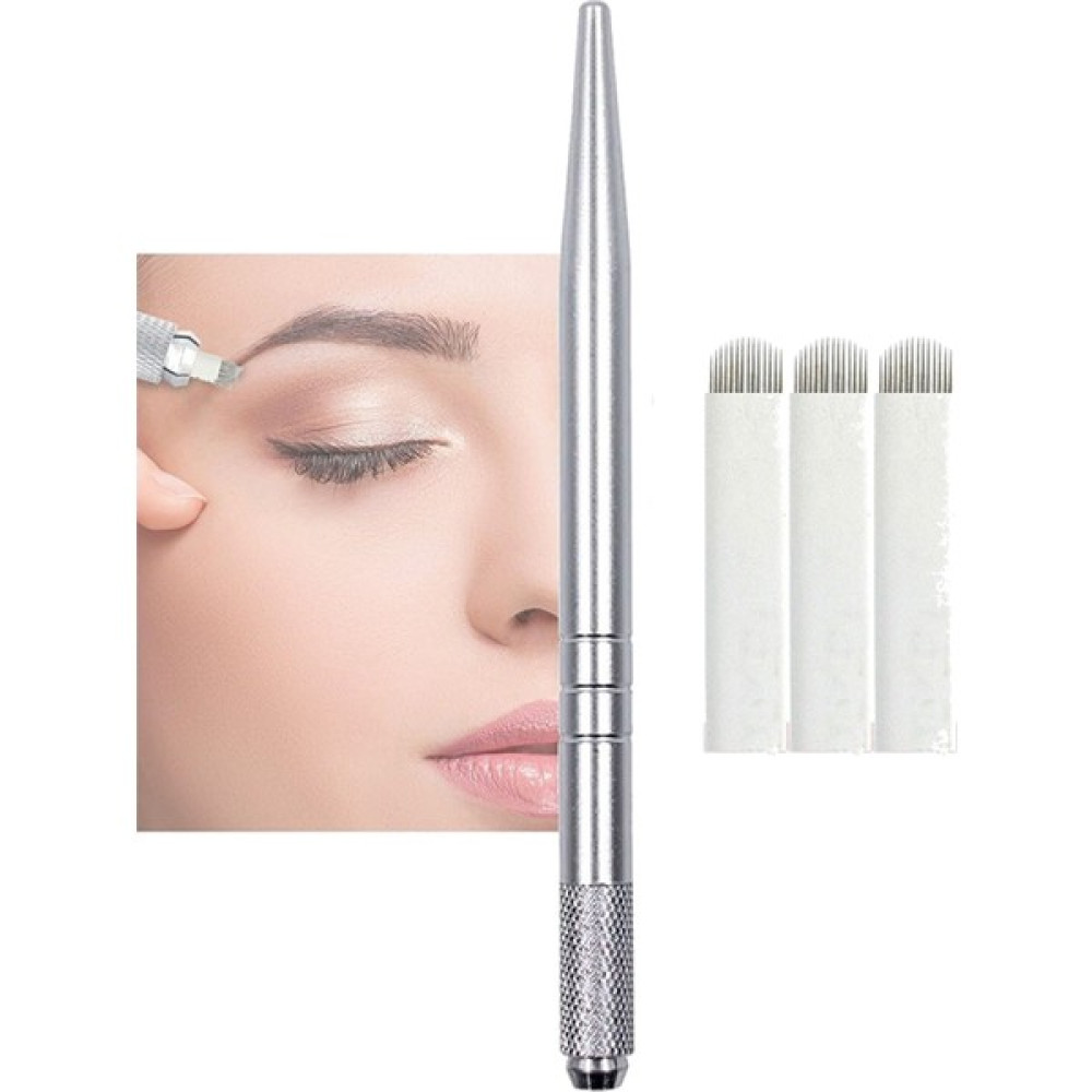 Microblading Kalemi Çelik Kalıcı Makyaj 3D Uygulaması 3 Adet Iğne ile - 001 Makyaj Ürünleri Fiyatı