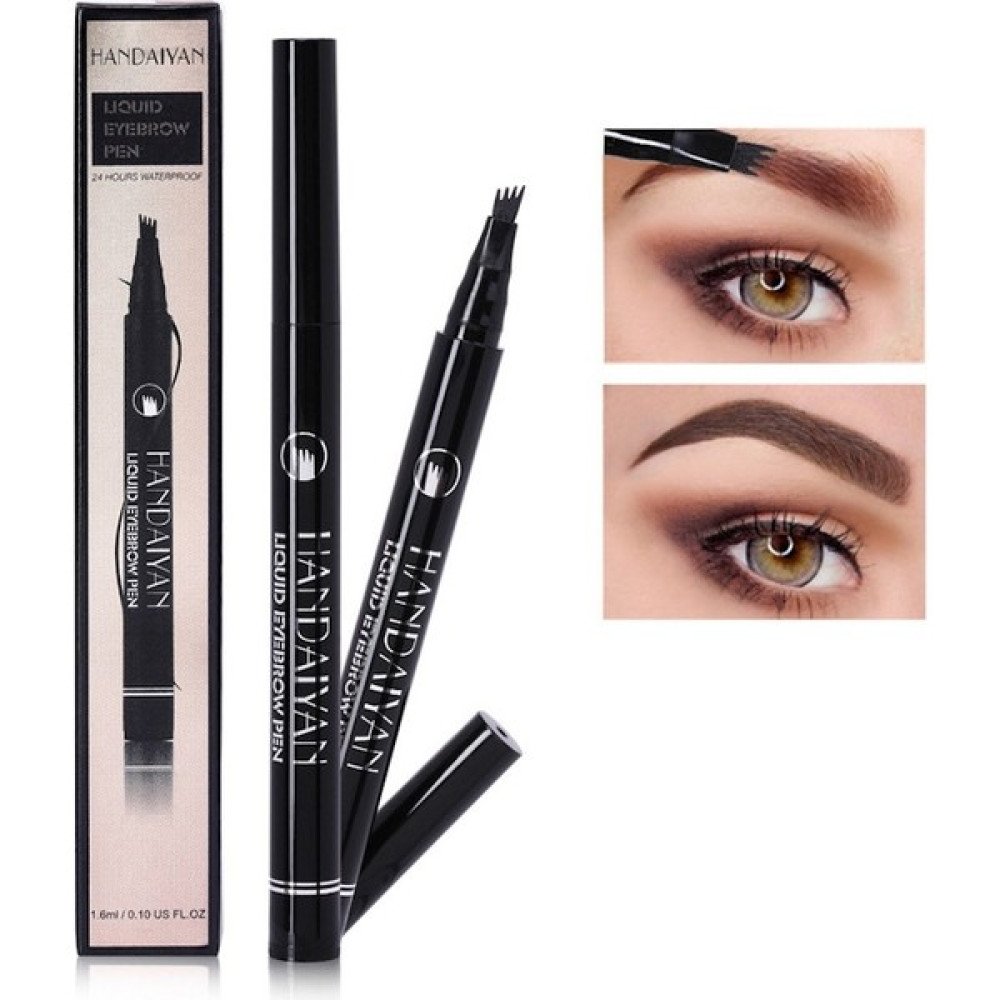 Microblading Kalıcı Likit Kaş Kalemi Çatal Uçlu Siyah 1,6 ml - 05 Siyah Eyeliner Fiyatı