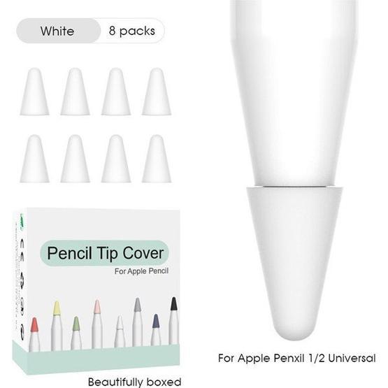 Microcase Apple Pencil 1 - 2 Stylus Kalem Ucu Koruyucu