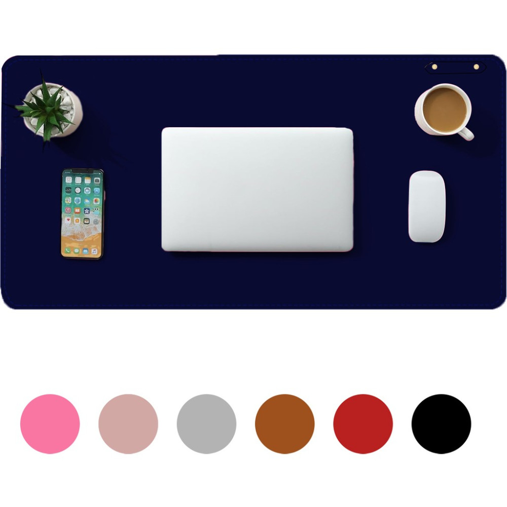 Microcase Deri Mouse Pad Laptop Bilgisayar Geniş Masa Matı 80X40 AL3023 - Lacivert Mouse Pad Fiyatı