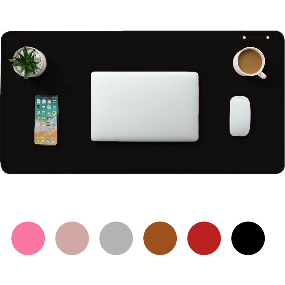 Microcase Deri Mouse Pad Laptop Bilgisayar Geniş Masa Matı 80X40 AL3023 - Siyah Mouse Pad Fiyatı