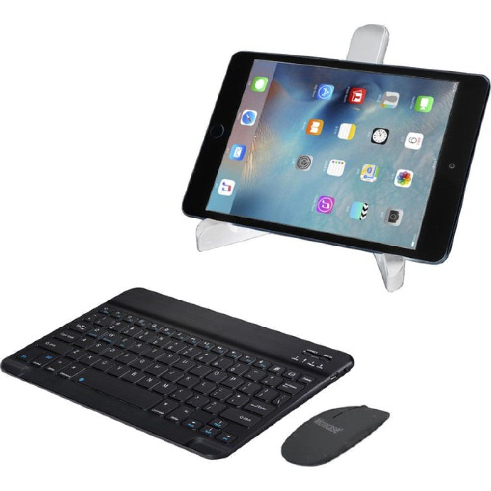 Microcase Lenovo Tab M10 Plus 3.nesil TB125FU 10.61 Bluetooth Klavye+Mouse+Tablet Standı - AL2765 - Siyah Tablet Aksesuarı Fiyatı