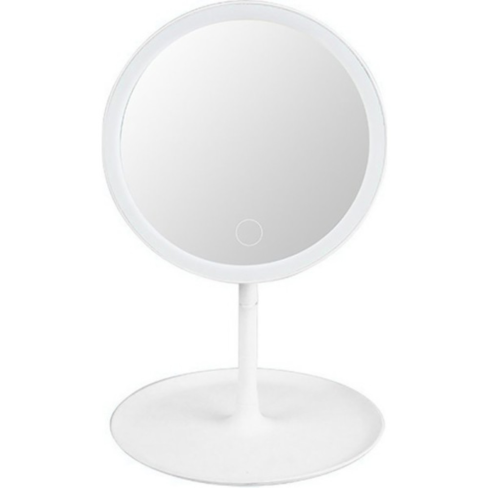 Microcase Taşınabilir Standlı LED Işıklı Dokunmatik Tepsili Makyaj Aynası - AL3852 - Beyaz Oto Boyaları Fiyatı