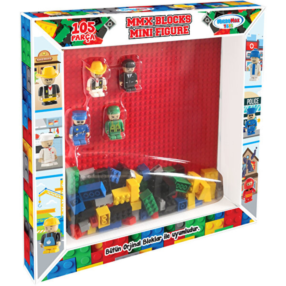 Micromax 105 Parça Figür ve LEGO Seti Legolar ( Yapım Oyuncakları ) Fiyatı