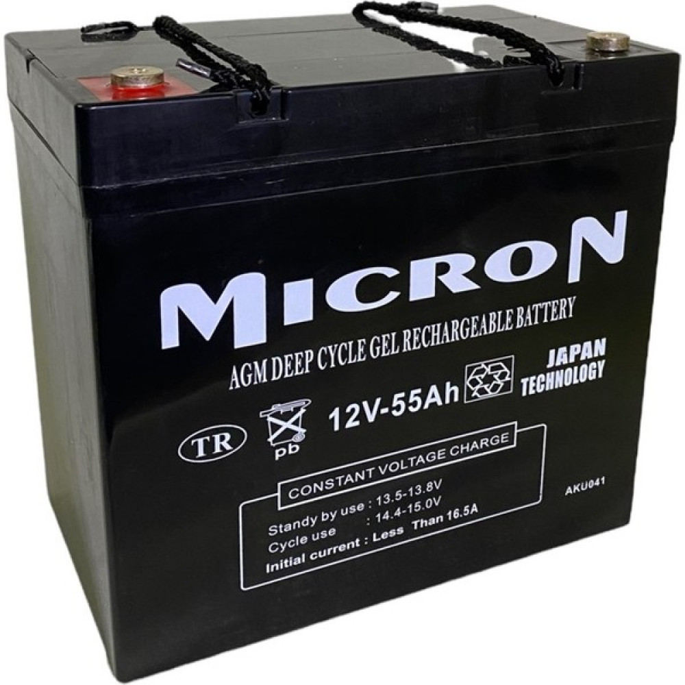 Micron 12V 55 Ah Jel Akü Deep Cycle Agm Akü (Batarya Pil) Oto Boyaları Fiyatı