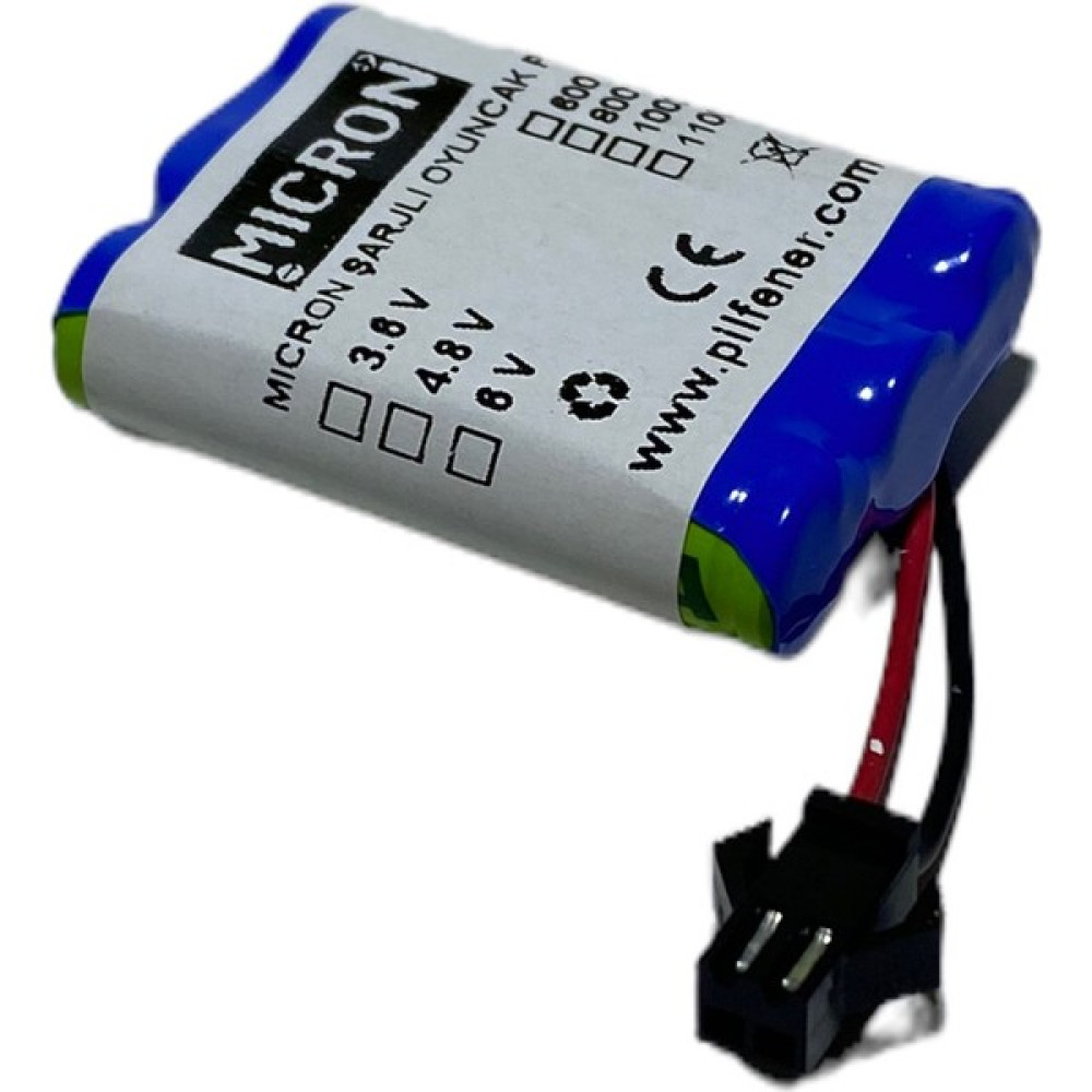 Micron 3.6V 800 Mah Aaa Uzaktan Kumandalı Şarjlı Araba Pili (Bataryası) - Yeşil Normal & Şarj Edilebilir Piller Fiyatı