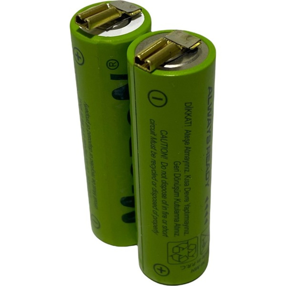 Micron Moser 1854 Tıraş Makinesi Için 2.4V 1800MAH Aa Pilli Şarjlı Pil - 2' li Diğer Fiyatı