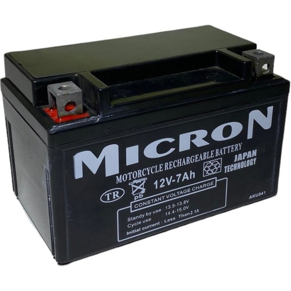 Micron Motosiklet Aküsü YTX7A-BS 12V 7 Ah Kuru Bakımsız Motor Aküsü Akü Fiyatı