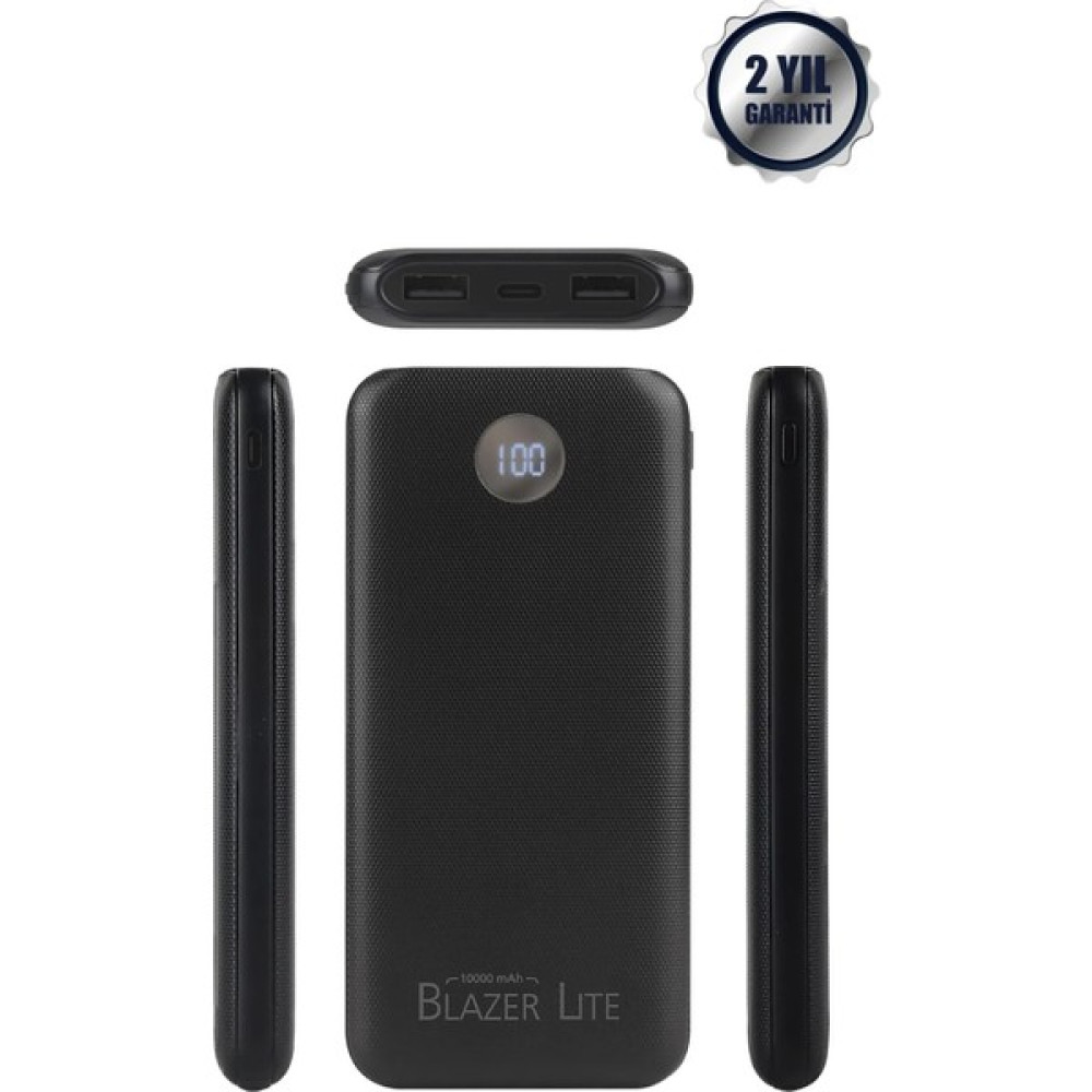 Micropack Alüminyum Kasa 10000 mAh 1x Micro 2x USB-A 1x USB-C Giriş Çıkış PB-10KL Hızlı Şarj Powerbank Oto Boyaları Fiyatı