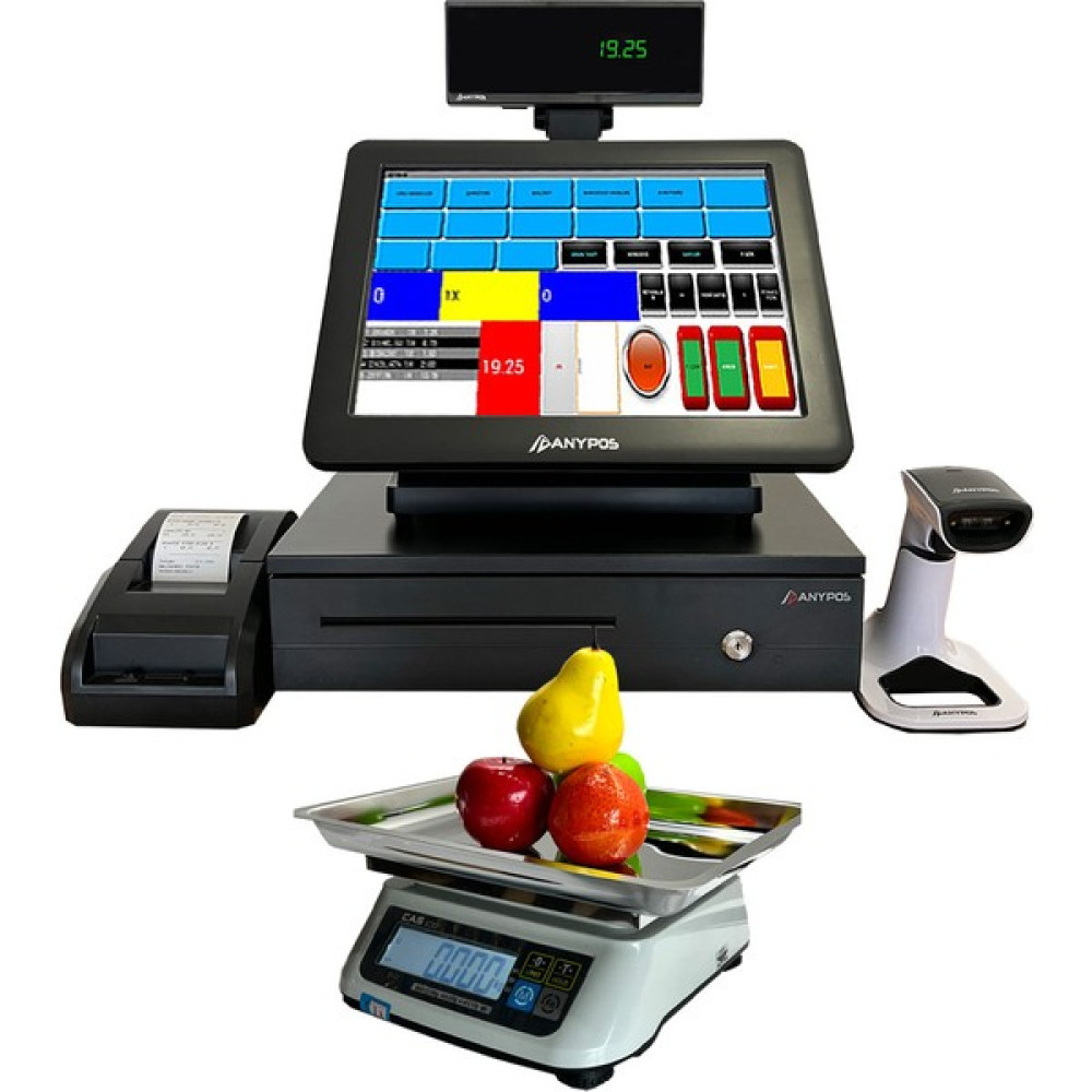 Mıcroser M22 Kablosuz Barkod Okuyuculu Market Mağaza Satış Sistemi Pc Bağlantılı Terazi Yazıcılar Fiyatı