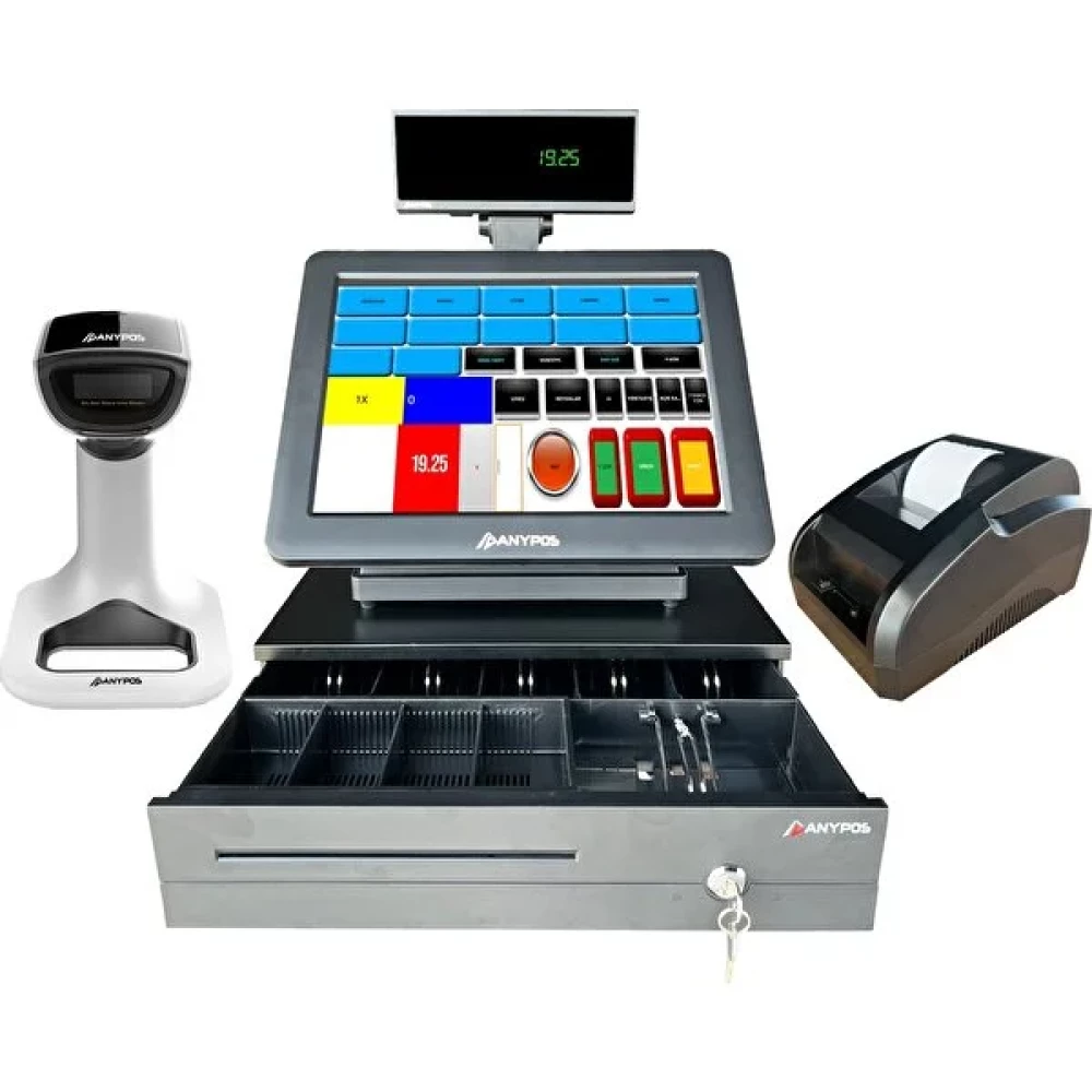 Microser MC10 Hızlı Satış Barkod Sistemi Kablosuz Barkod Okuyucu Bakkal Market Programı Full Set Yazıcılar Fiyatı
