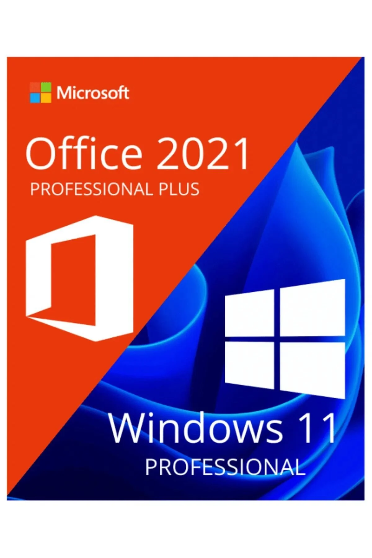 MICROSOFT Windows 11 Pro + Office 2021 Dijital Lisans Anahtarı" Ticari Yazılımlar Fiyatı