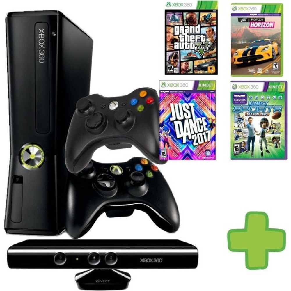 Microsoft Xbox 360 - 2 Adet Kablosuz Kol - Kinect Kamera - 30 Oyun Xbox Oyunları Fiyatı