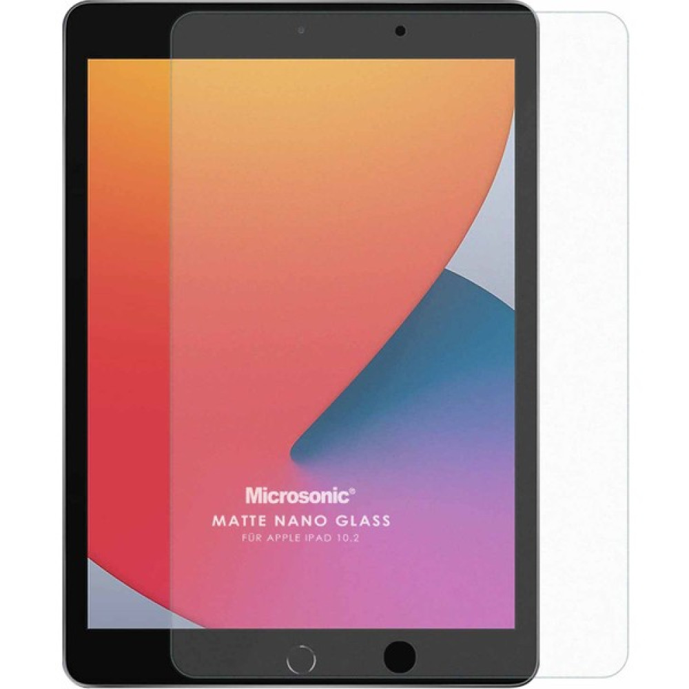 Microsonic Apple iPad 10.2'' 7. Nesil (A2197-A2200-A2198) Matte Nano Glass Cam Ekran Koruyucu - Şeffaf Tablet Aksesuarı Fiyatı