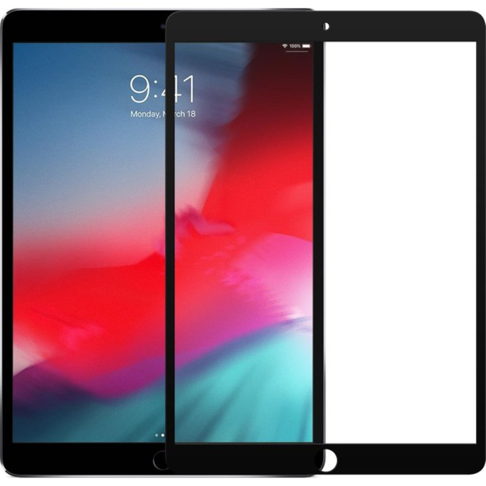 Microsonic Apple iPad Air 3 10.5'' 2019 (A2152-A2123-A2153-A2154) Tam Kaplayan Temperli Cam Ekran Koruyucu Siyah Tablet Aksesuarı Fiyatı