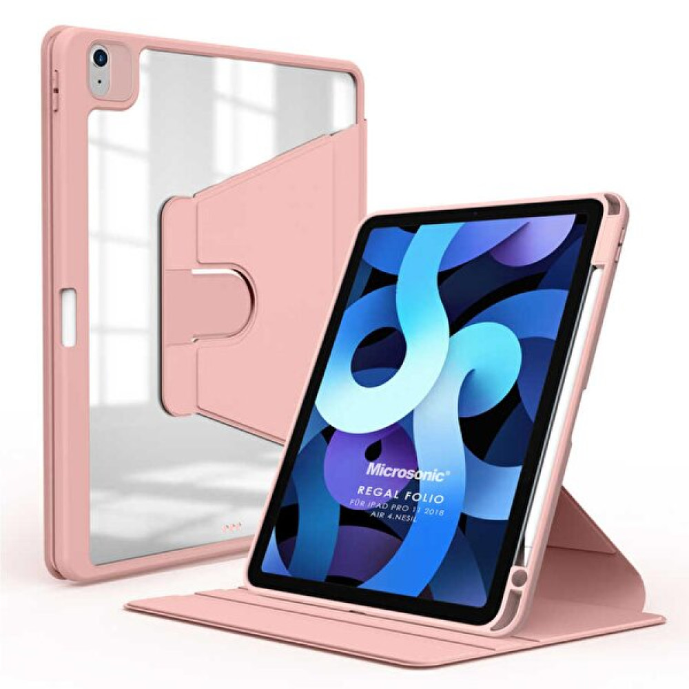 Microsonic Apple Ipad Air 5.nesil 2022 Kılıf (a2588-a2589-a2591) Regal Folio Pembe Tablet Kılıfı Fiyatı