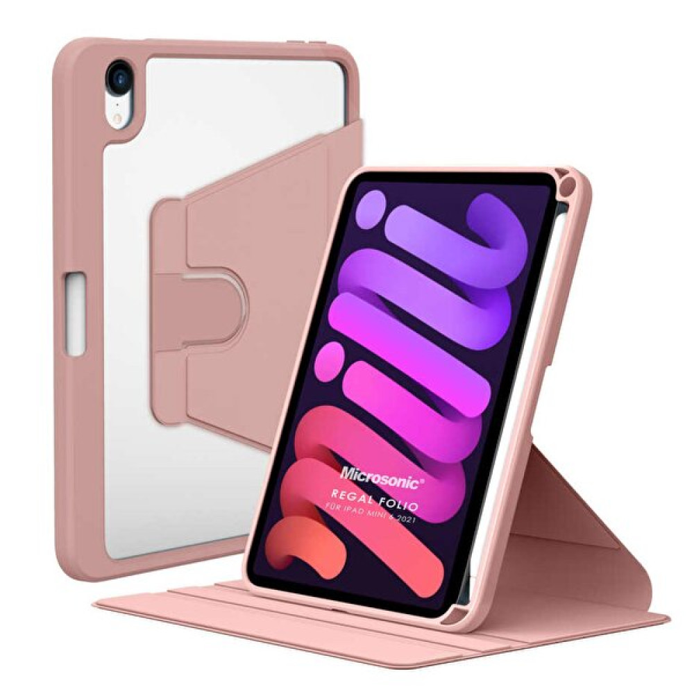 Microsonic Apple Ipad Mini 6 2021 Kılıf (a2567-a2568-a2569) Regal Folio Pembe Tablet Kılıfı Fiyatı