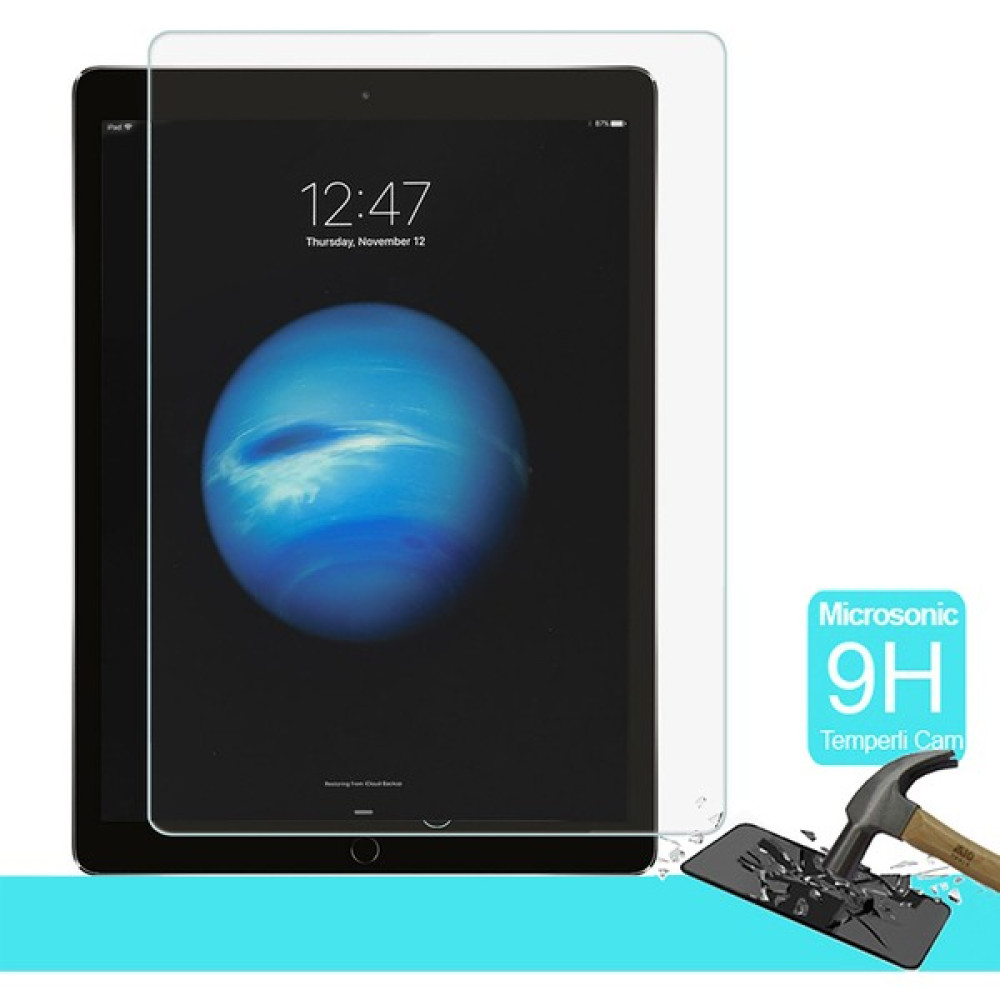 Microsonic Apple iPad Pro 9.7 2017 Kırılmaz Temperli Cam Ekran koruyucu film Tablet Aksesuarı Fiyatı