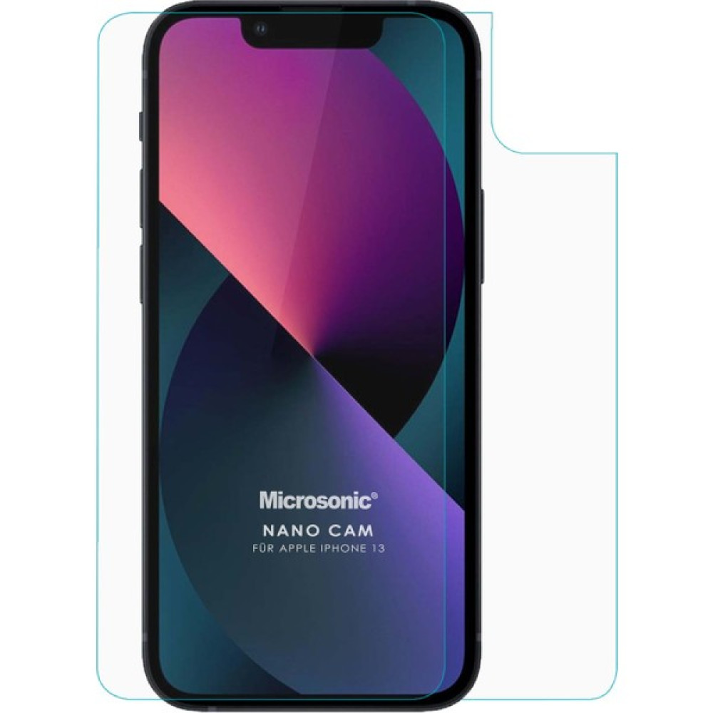 Microsonic Apple iPhone 13 Ön + Arka Nano Glass Cam Ekran Koruyucu - Şeffaf Cep Telefonu Ekran Koruyucusu Fiyatı