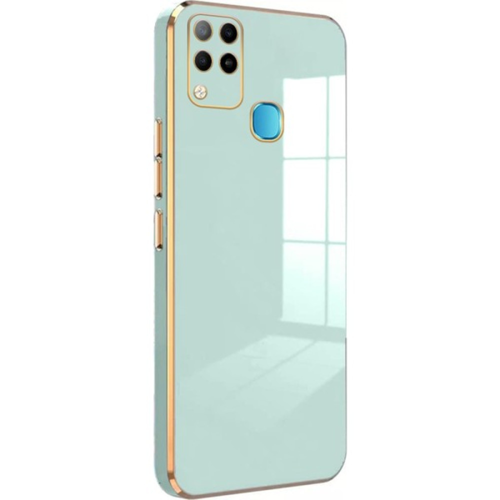 Microsonic Infinix Hot 10T Kılıf Olive Plated Yeşil - 8682875427131 Cep Telefonu Kılıfı Fiyatı