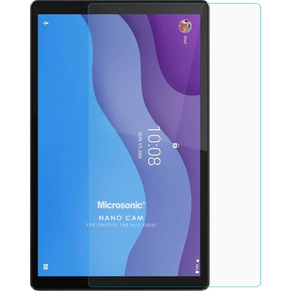 Microsonic Lenovo Tab M10 TB-X306F 10.1" (TRZA6W0026TR) Nano Glass Cam Ekran Koruyucu - Şeffaf Tablet Aksesuarı Fiyatı