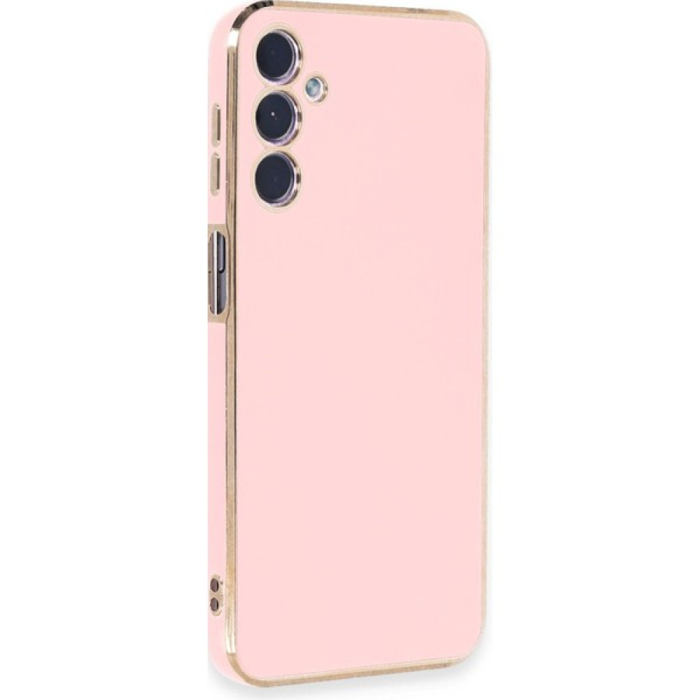 Microsonic Samsung Galaxy A24 Kılıf Olive Plated Pembe Cep Telefonu Kılıfı Fiyatı