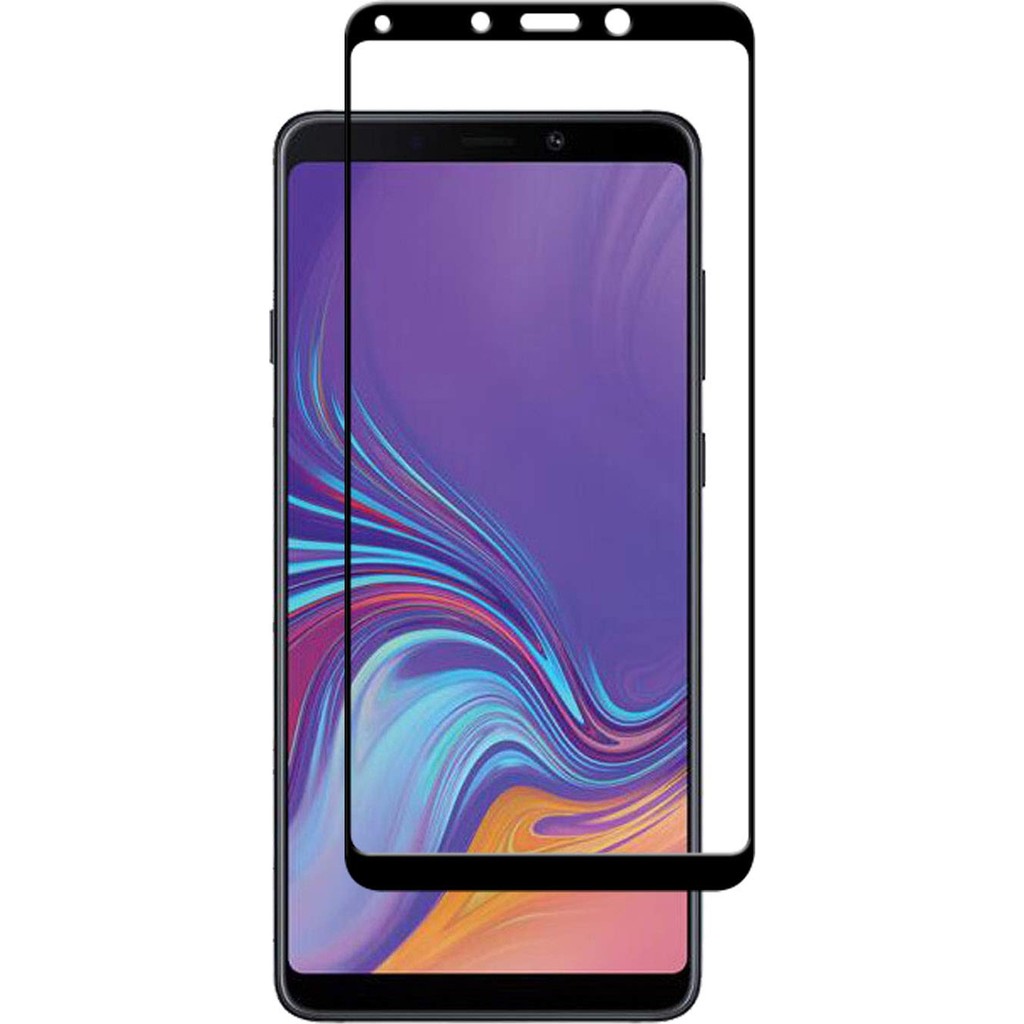 Microsonic Samsung Galaxy A9 2018 Tam Kaplayan Temperli Cam Ekran Koruyucu Siyah Cep Telefonu Ekran Koruyucusu Fiyatı