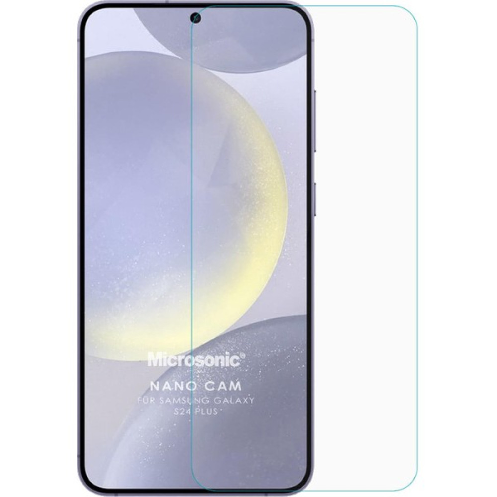 Microsonic Samsung Galaxy S24 Plus Nano Glass Cam Ekran Koruyucu - Şeffaf Cep Telefonu Ekran Koruyucusu Fiyatı