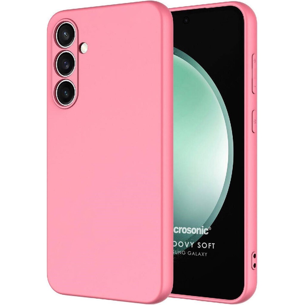 Microsonic Samsung Galaxy S26 Plus Kılıf Groovy Soft Pembe Cep Telefonu Kılıfı Fiyatı