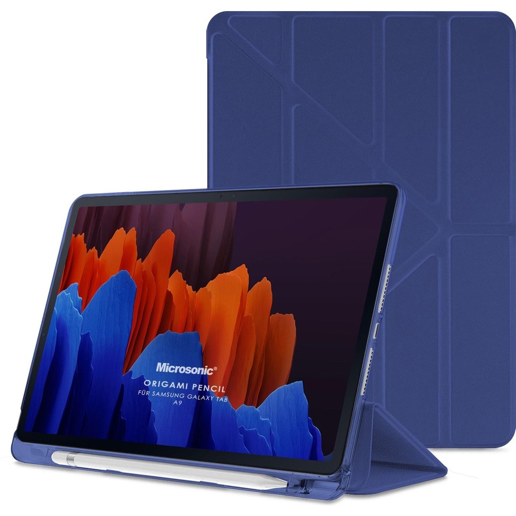 Microsonic Samsung Galaxy Tab A11 Kılıf Origami Pencil Lacivert Tablet Kılıfı Fiyatı