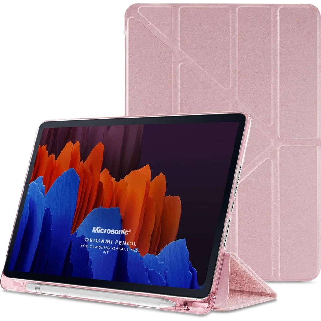 Microsonic Samsung Galaxy Tab A11 Kılıf Origami Pencil Rose Gold Tablet Kılıfı Fiyatı