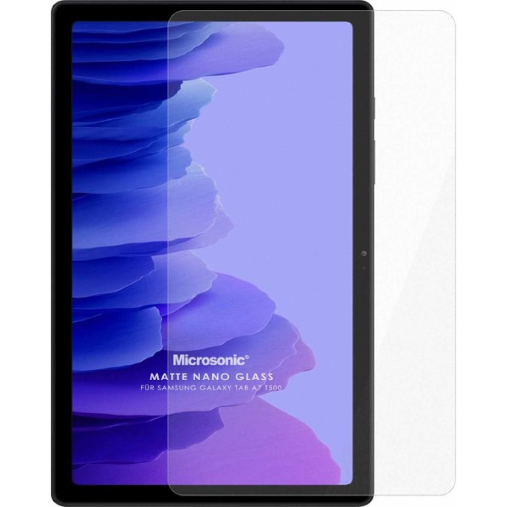Microsonic Samsung Galaxy Tab A7 10.4" T500 Matte Nano Glass Cam Ekran Koruyucu - Şeffaf Tablet Aksesuarı Fiyatı