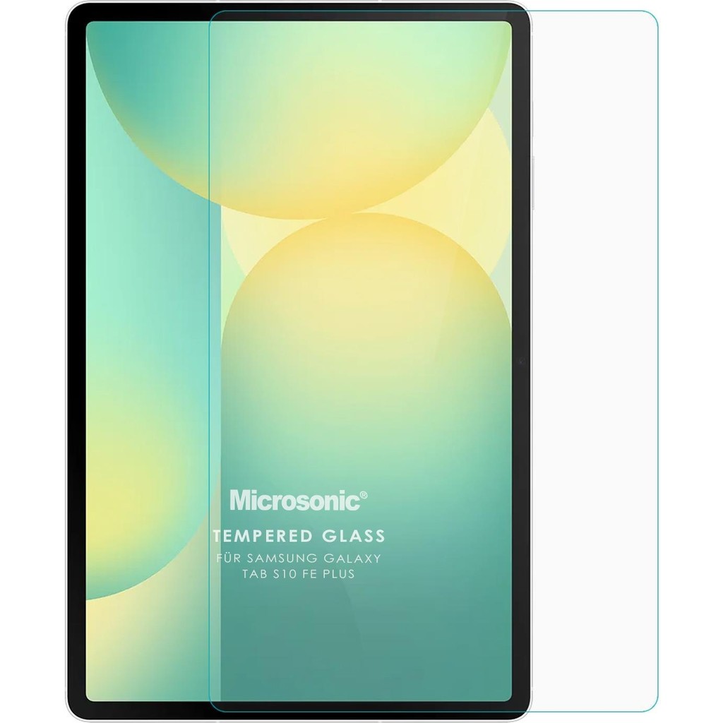 Microsonic Samsung Galaxy Tab S10 Fe Plus Tempered Glass Cam Ekran Koruyucu - Galaxy Tab S10 FE Plus X620 - Şeffaf Cep Telefonu Ekran Koruyucusu Fiyatı