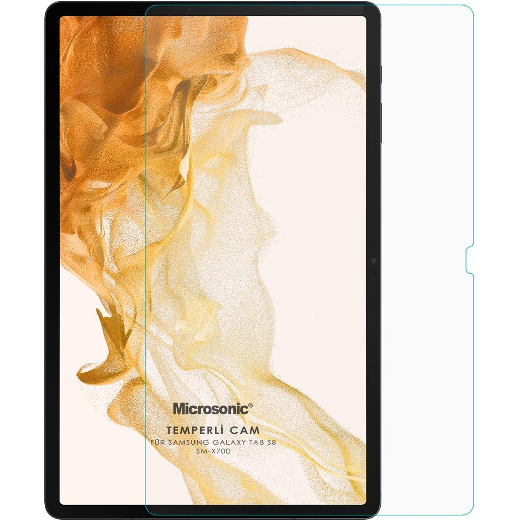 Microsonic Samsung Galaxy Tab S10 Fe Tempered Glass Cam Ekran Koruyucu - Galaxy Tab S10 FE X520 - Şeffaf Cep Telefonu Ekran Koruyucusu Fiyatı