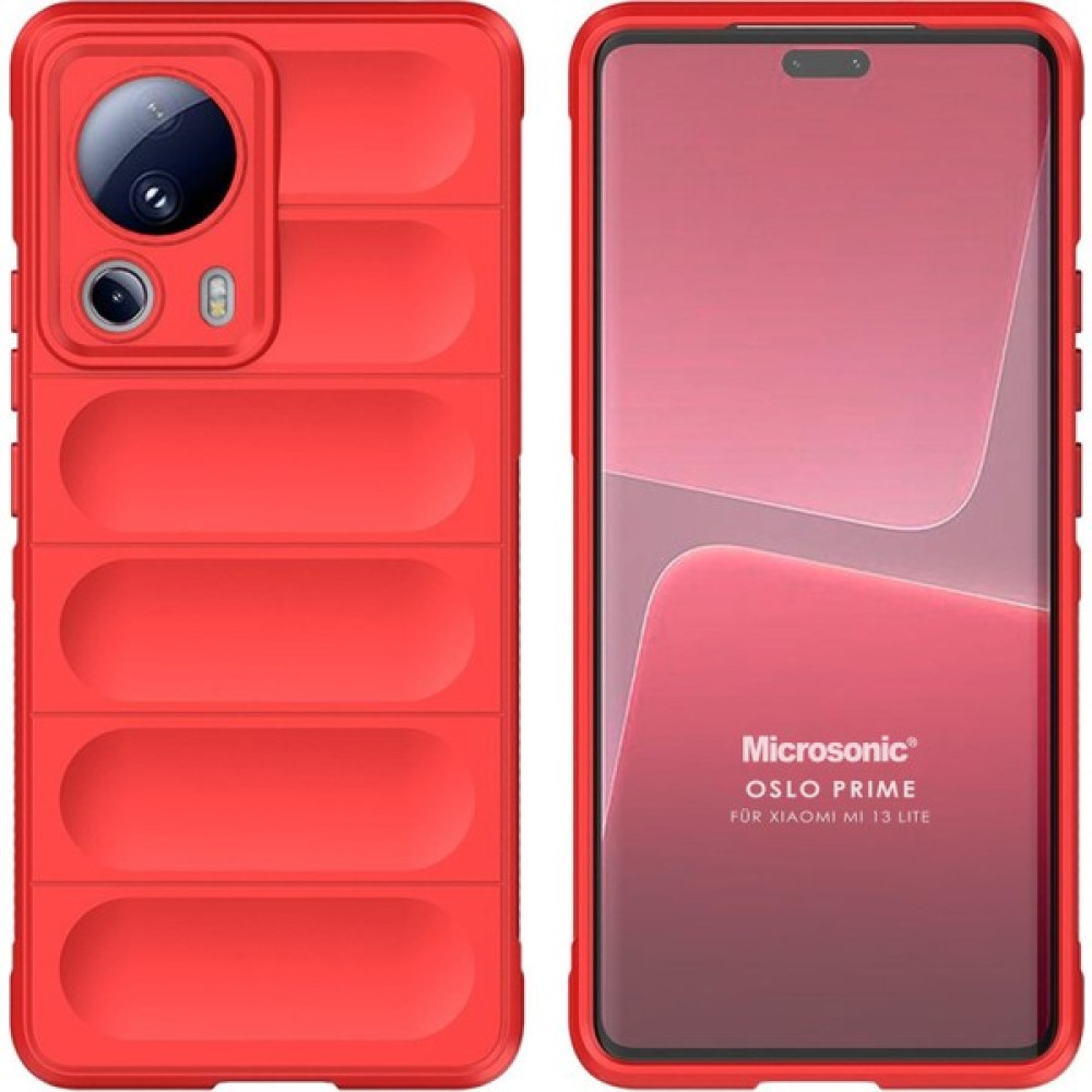 Microsonic Xiaomi Mi 13 Lite Kılıf Oslo Prime Kırmızı Cep Telefonu Kılıfı Fiyatı