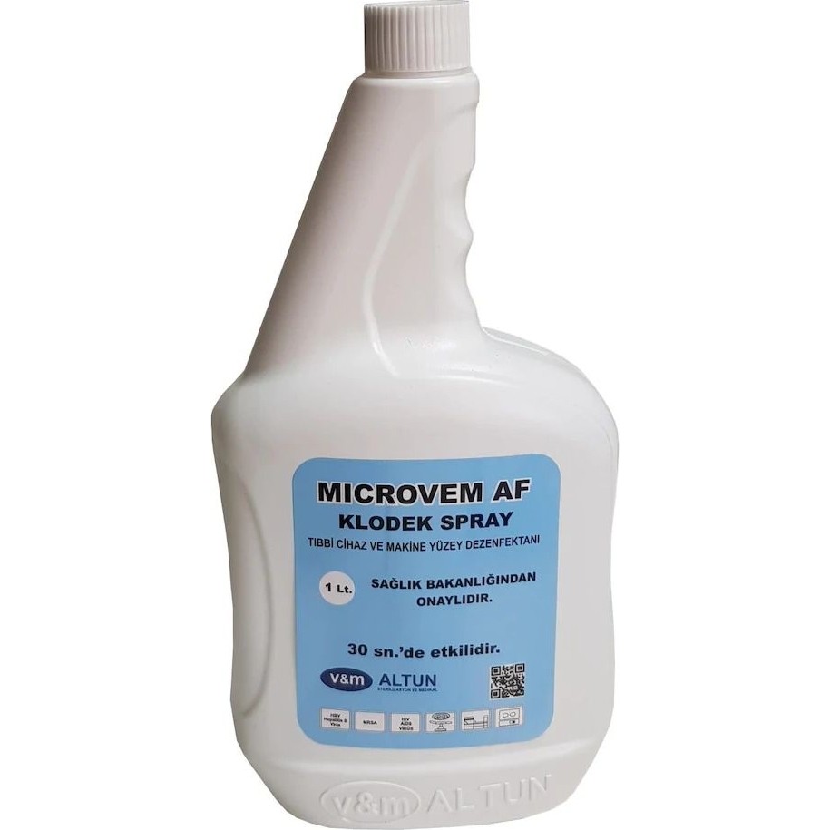 Microvem Af Yüzey Dezenfektanı 1 Litre - 1 lt Diğer Fiyatı
