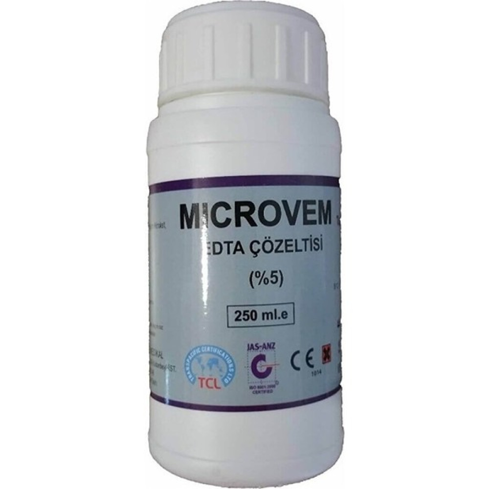 Mıcrovem Edta Çözeltisi %5 Solüsyon 250 ml Nalburiye & Hırdavat Fiyatı